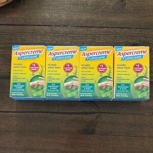 Aspercreme with Lidocaine Pain Relief Cream 1.75 OZ EACH EXP 11/2025 and 04/2026